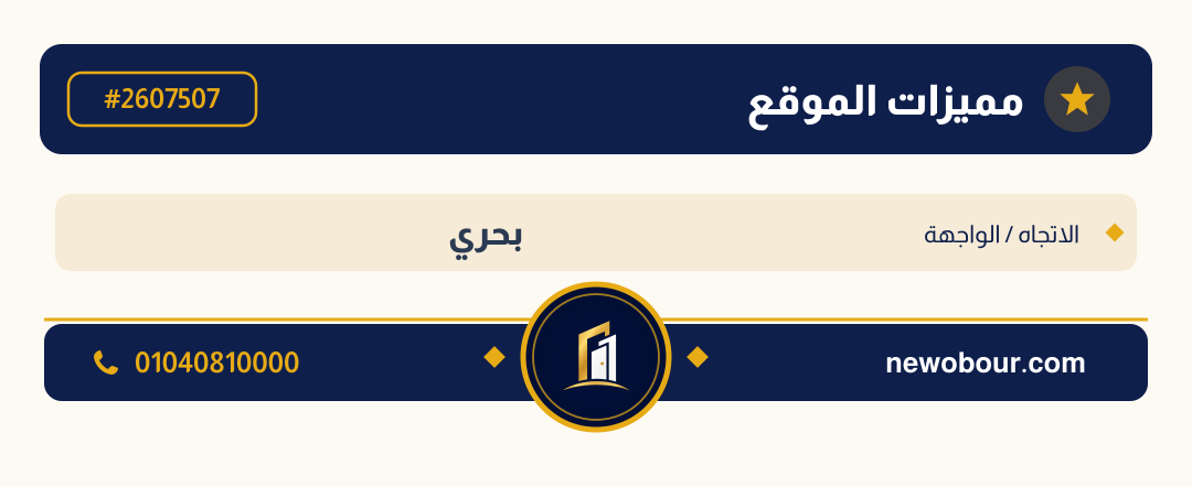 أرض - تم التخصيص عمارة سكني — مدينة العبور الجديدة، الحي السابع عشر، مجاورة 10 — بطاقة الإعلان — 5